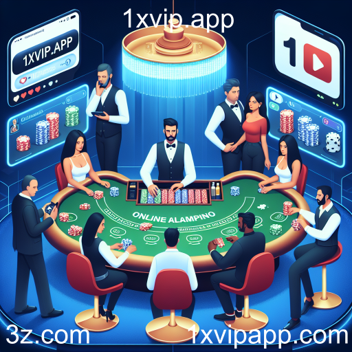 A Experiência do Cassino ao Vivo no 1xvip.app